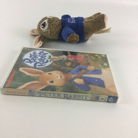 Nickelodeon Peter Rabbit DVD Animated Episodes with Plush Stuffed Animal Toy Lot - Picture 6 of 6